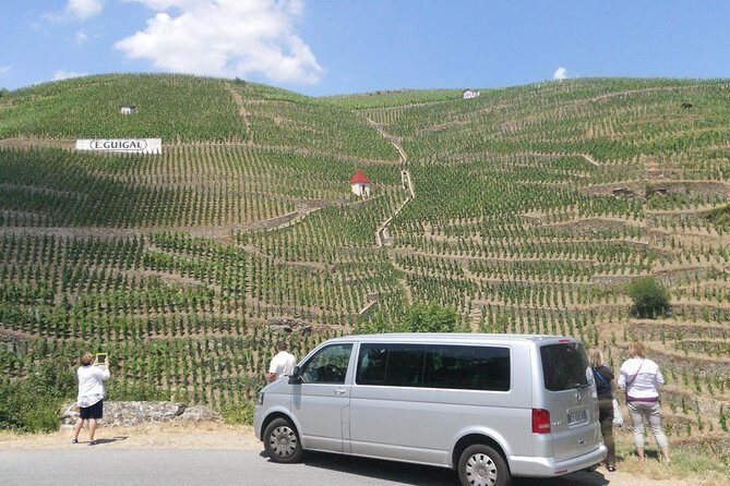 Cotes du Rhone Wine Tour (9:00 am to 5:15 pm) - Small Group Tour from Lyon - Ampuis and Côte-Rôtie’s terraces: Syrah country with gravity