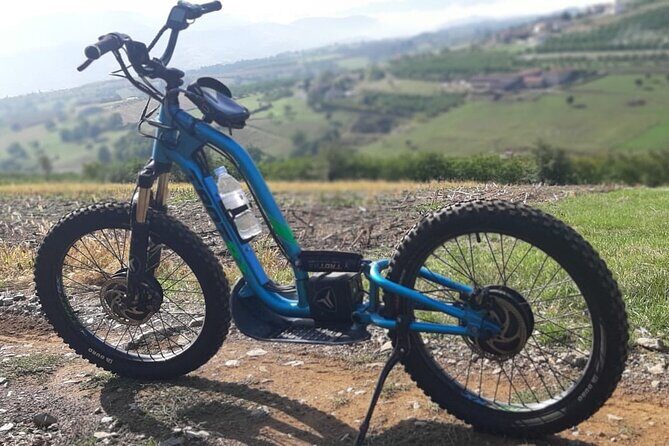 Electric scooter ride in the West of Lyon - Terrain Time: Roads, Dirt Paths, Rivers, and View Stops