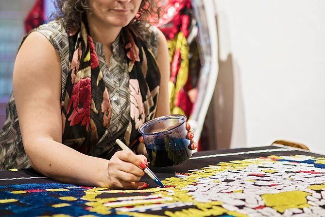 Silk Tour in Lyon - Brochier Soieries Vieux Lyon: Napped Velvet, Hand Painting, and Silk Worms